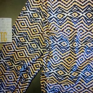 Lularoe tc leggings new with tag chevron print